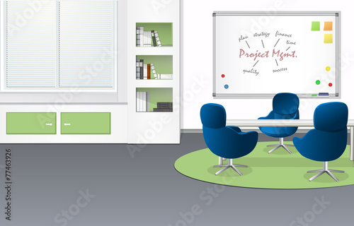 Modern Room Trainings with Board