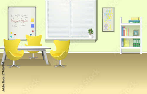 Modern Room Trainings with Board