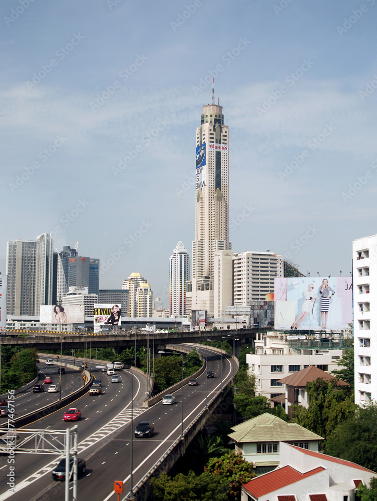 Naklejka premium Hotel Bayok sky in Bangkok