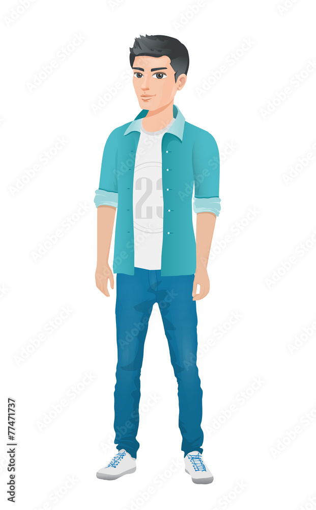 Young Guy in a Casual Style