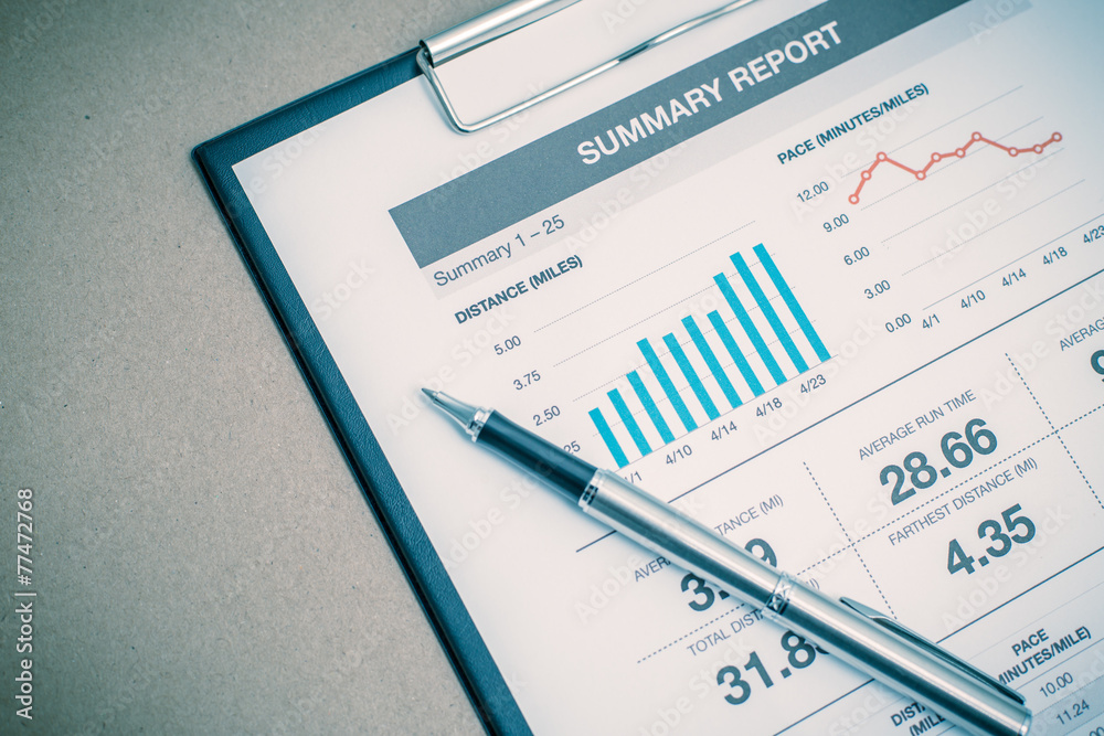 Showing business and financial report. Accounting Showing business and financial report. Accounting