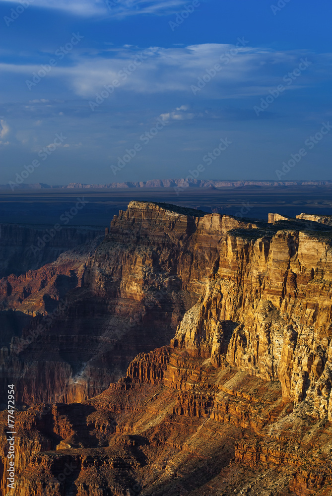 Desert view im Abendlicht am Grand Canyon, USA