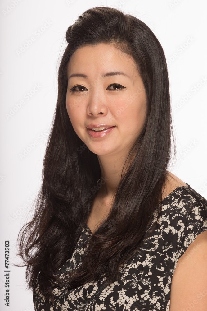 Young Asian woman smile face happy portrait Young Asian woman smile face happy portrait