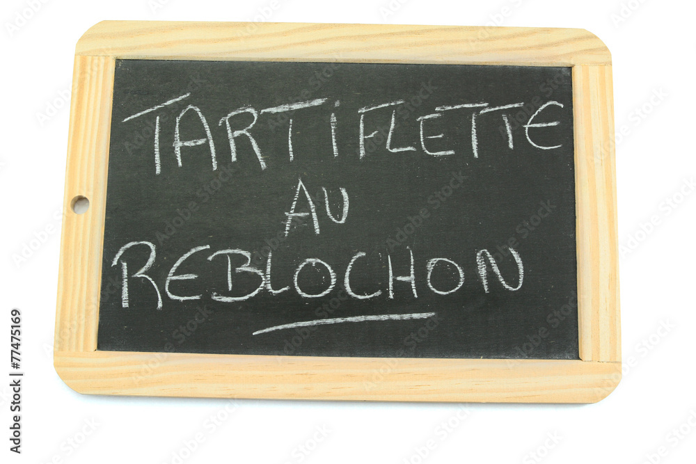 ardoise tartiflette au reblochon ardoise tartiflette au reblochon