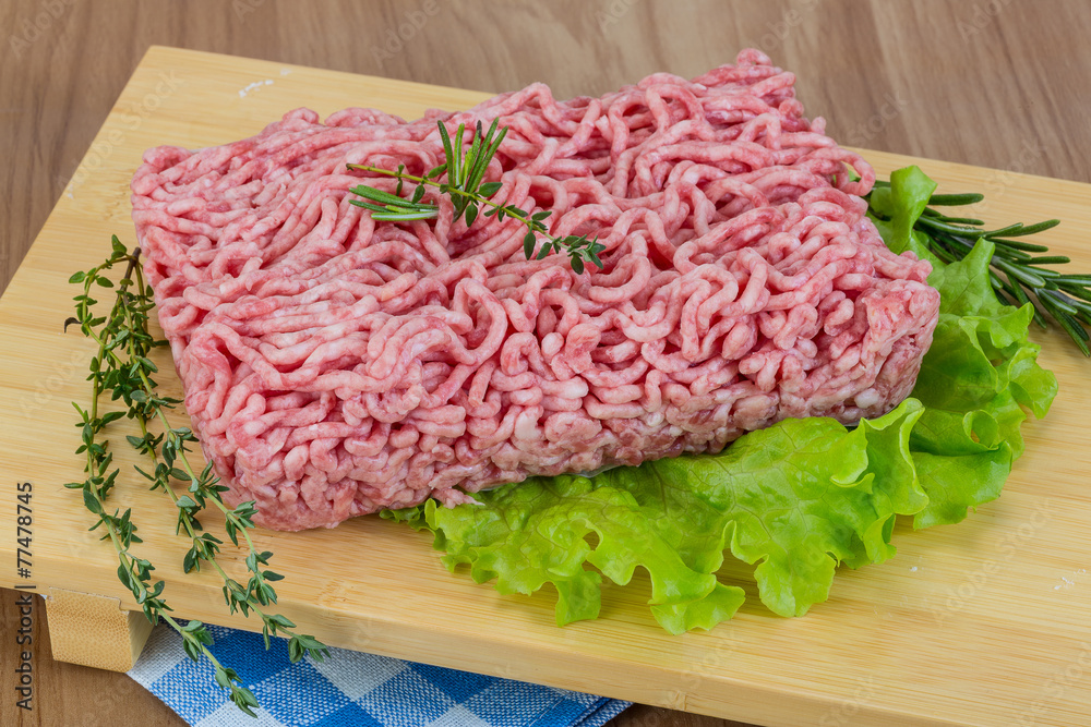 Raw minced meat Raw minced meat
