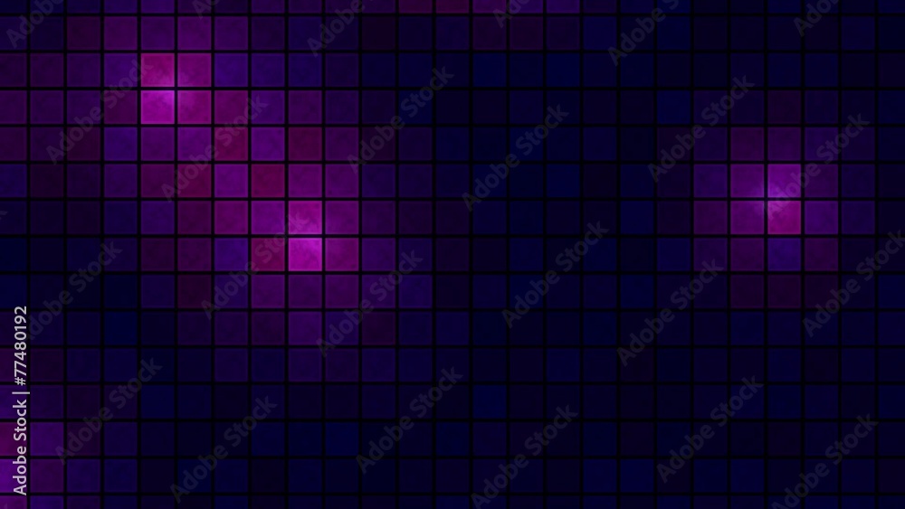 Lights Across Tiled Background - Loop Violet Lights Across Tiled Background - Loop Violet