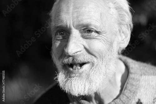 portrait of an old man with a beard