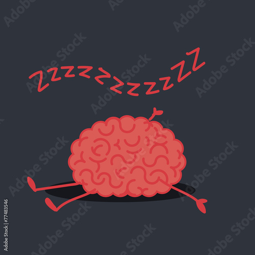 Sleepy Brain character