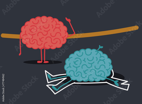 Murdered brain