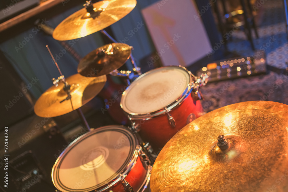 Obraz premium Percussion musical instruments.