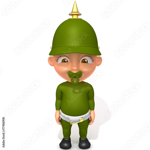 Vászonkép Baby Jake soldier