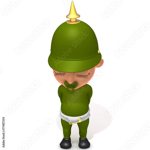 Vászonkép Baby Jake soldier