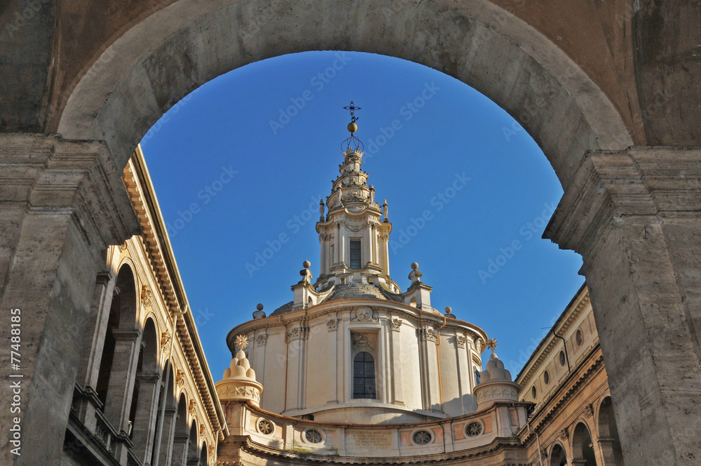 Roma, la chiesa di Sant'Ivo alla Sapienza
