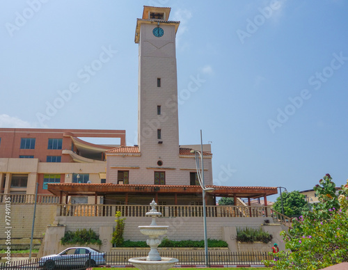 Torre de reloj in Bata photo