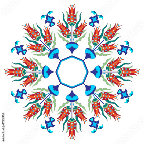 flowers in the Ottoman art version