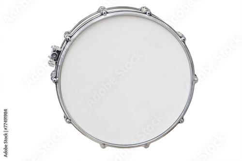 Image of drum under the white background