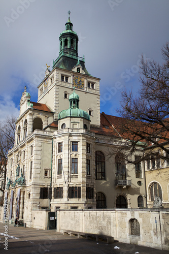 Bayerisches Nationalmuseum München im Winter