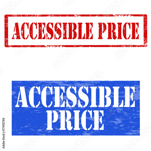 Accessible Price-stamps