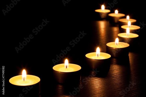 Romantisches Kerzenlicht