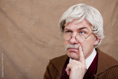 Pensive old Man