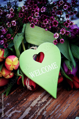 Grußkarte - Welcome