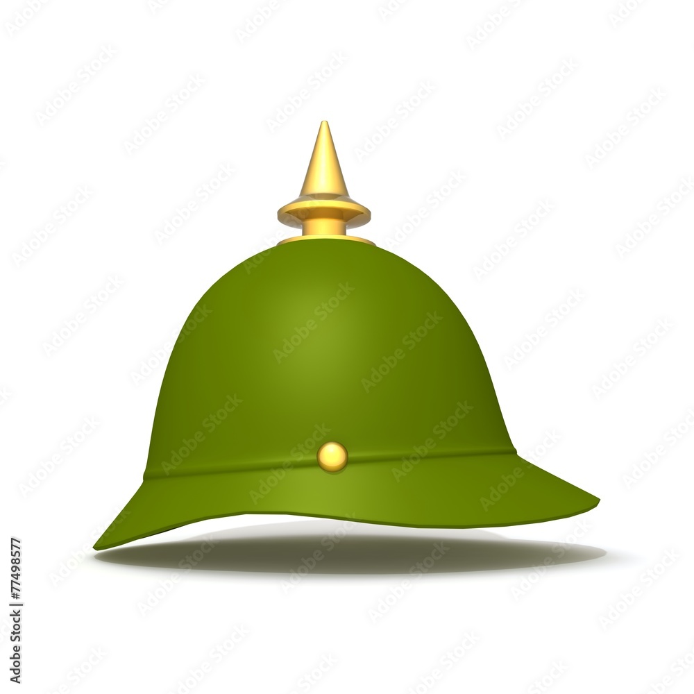 Fototapeta premium German spiked prussian helmet