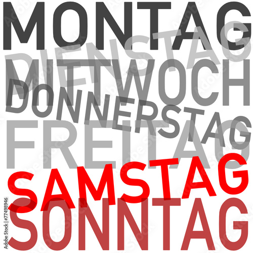 Wochentage collage  #150203-15