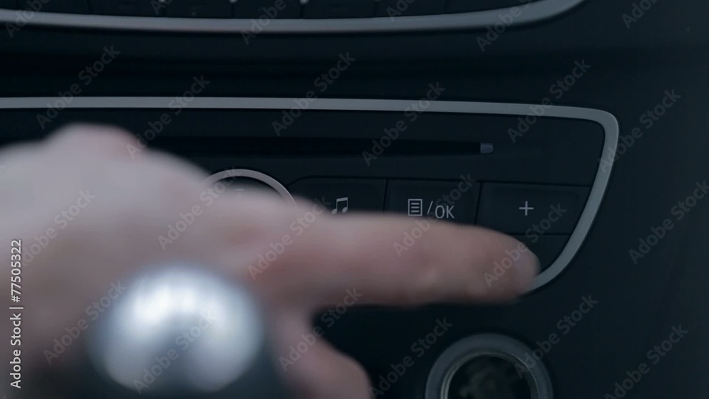 Finding the right radio channel on a car radio