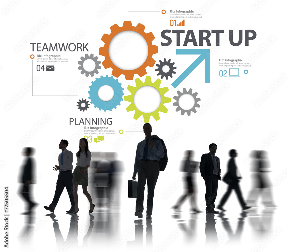 Startup New Business Plan Strategy Teamwork Concept Startup New Business Plan Strategy Teamwork Concept