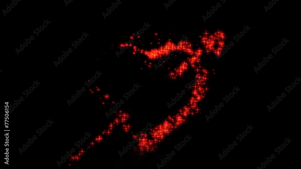 Design of red heart animation for Valentine Design of red heart animation for Valentine
