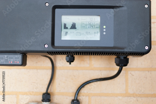 Photovoltaic inverter installed in a home