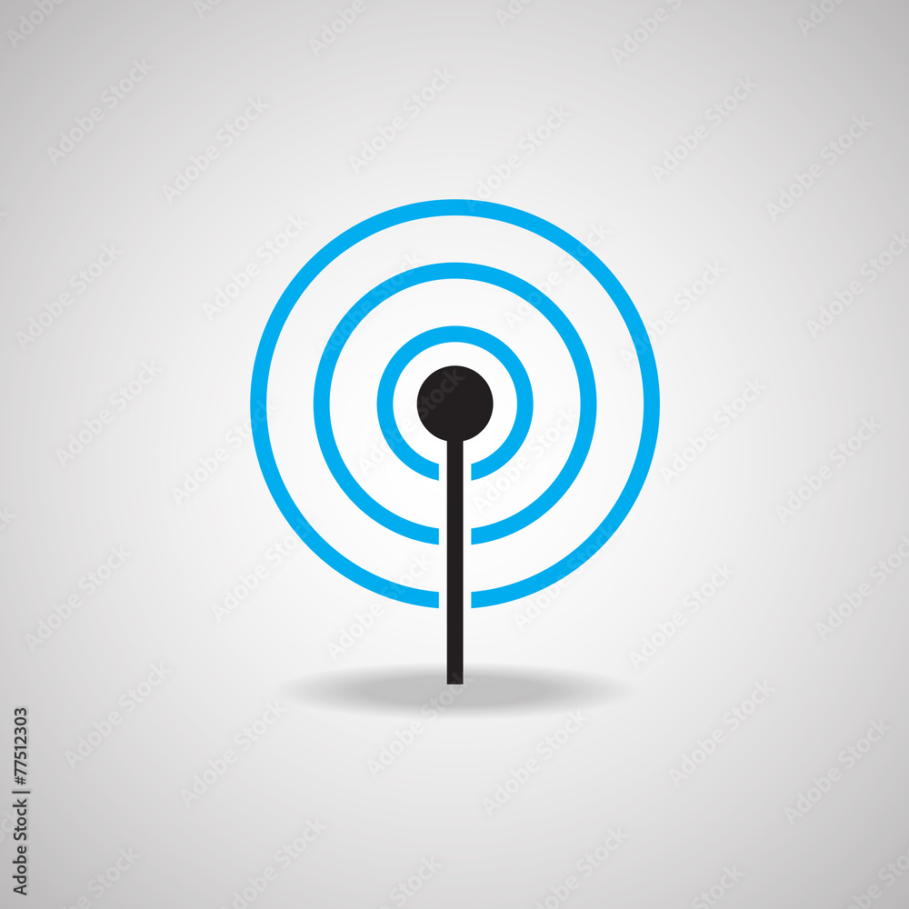Antenna Satellite dish and technology icon Antenna Satellite dish and technology icon