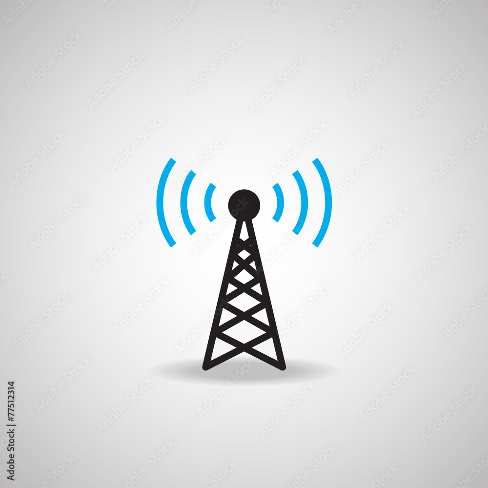 Antenna Satellite dish and technology icon Antenna Satellite dish and technology icon