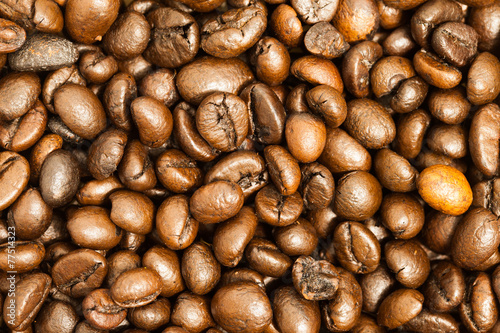 Coffee bean background.