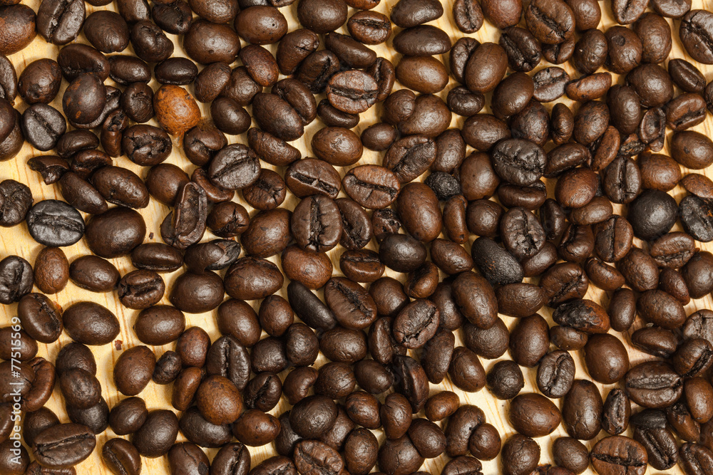 Obraz premium Coffee bean background.