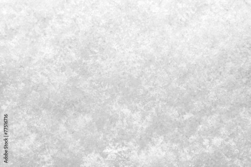 close up of fresh snow texture