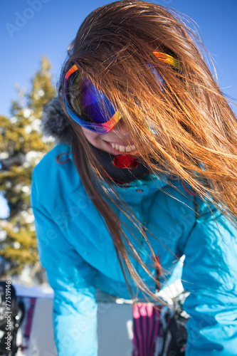 snowboard fun girl