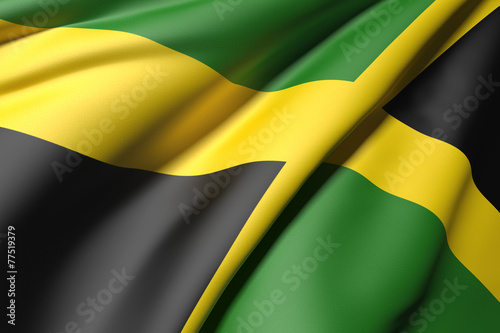 Fotografie, Obraz jamaica flag