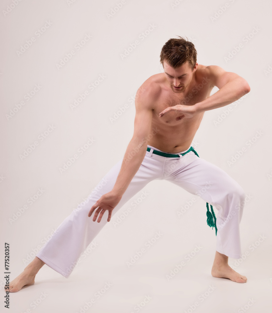 Obraz premium Capoeira dancer