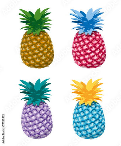 gruppo di ananas