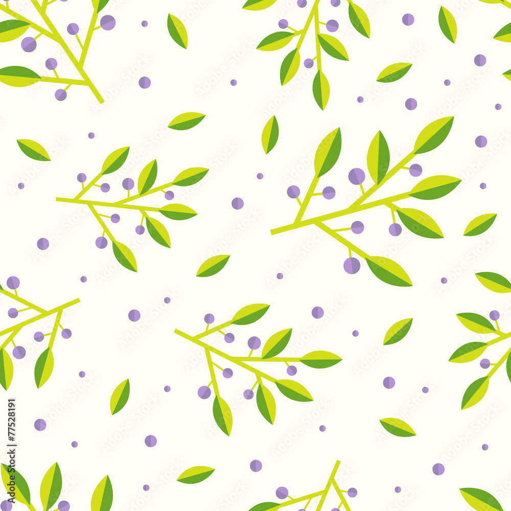Blueberry seamless pattern Blueberry seamless pattern