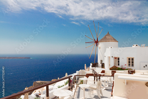 windmill of Oia, Santorini