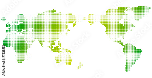 World map of dots Vector