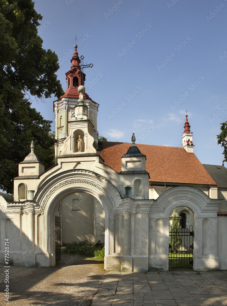 Church of St. Nicholas in Szczebrzeszyn. Poland