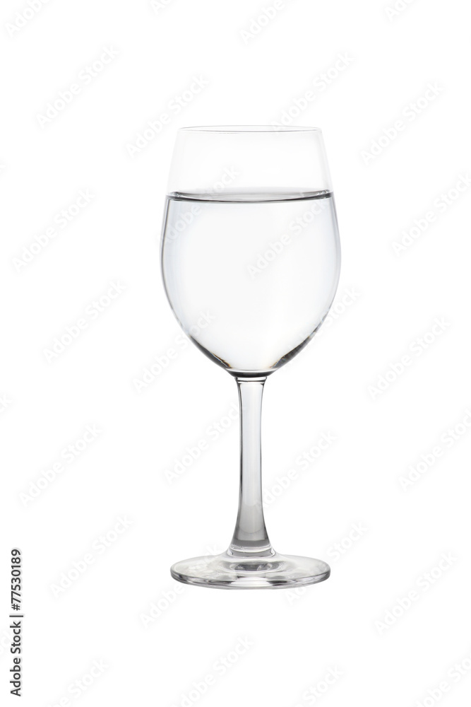 glass of water isolated on white background glass of water isolated on white background