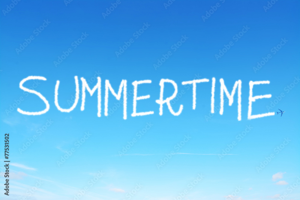 summertime written in the sky summertime written in the sky