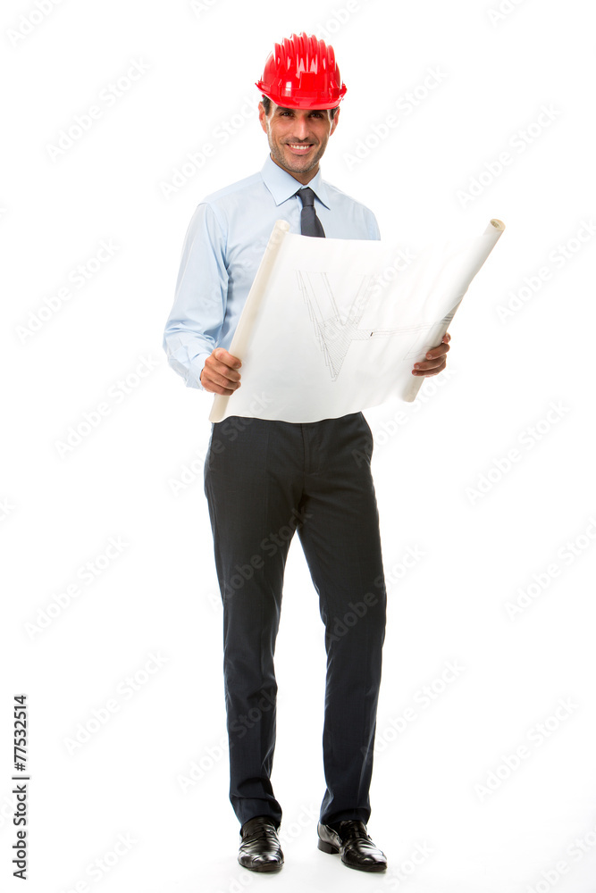 construction supervisor looking at blueprints construction supervisor looking at blueprints