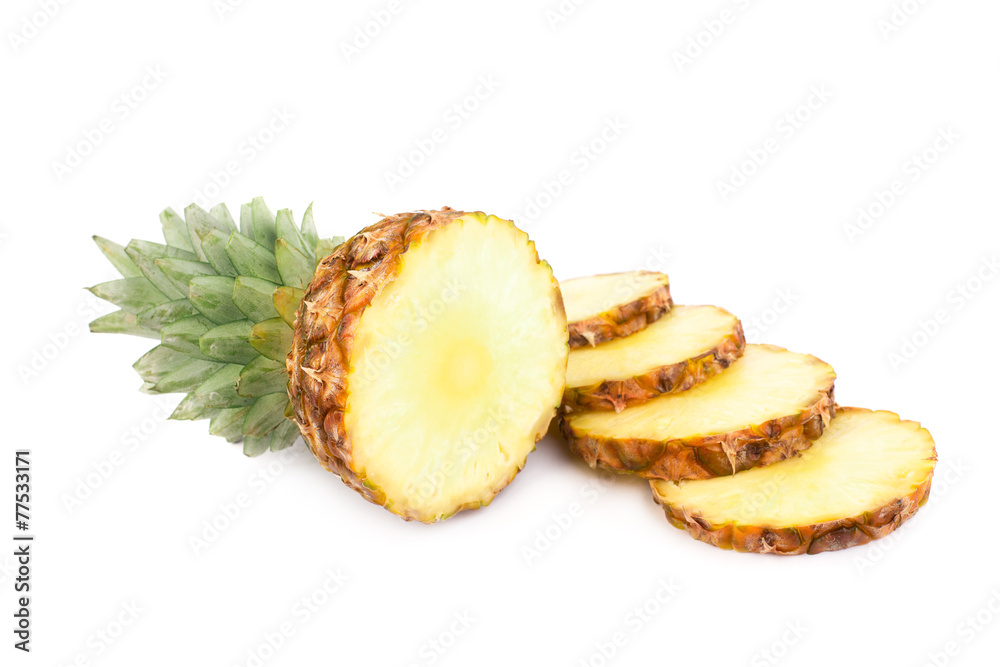 Pineapple isolated on white background Pineapple isolated on white background