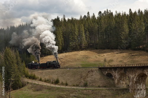 Old steam train