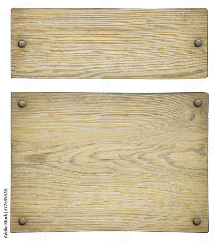 Wooden label